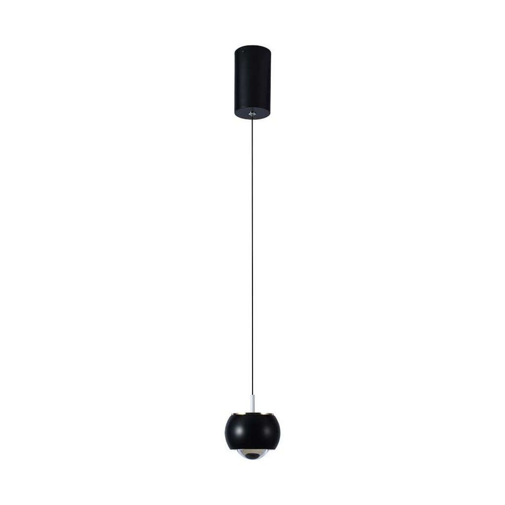 Anteprima Lampadario LED a Sospensione 9W Nero 3000K con Diffusore Cilindrico V-TAC