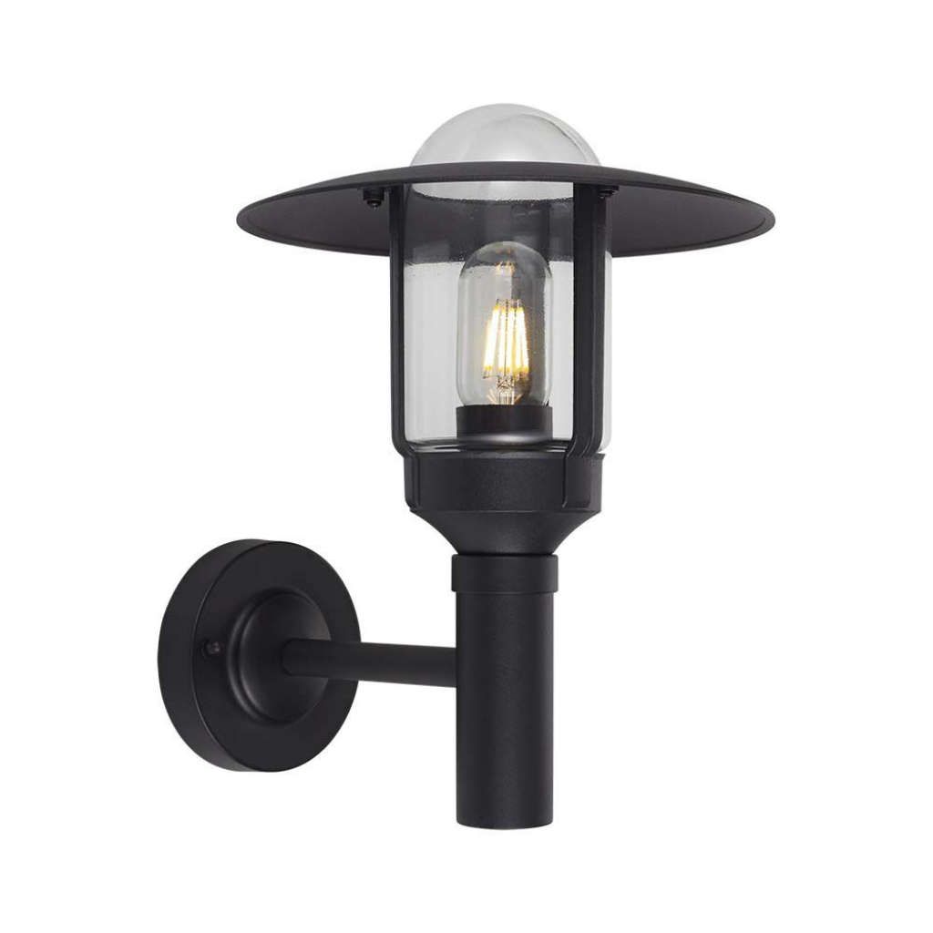 Anteprima Applique da Esterno E27a Lanterna Nera 250x305x340mm IP44V-TAC