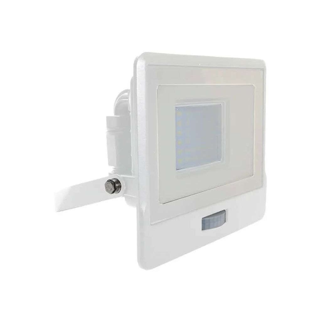 Anteprima Faro LED 30W Bianco 6500K 2340lm Chip Samsung con Sensore PIR IP65 V-TAC PRO