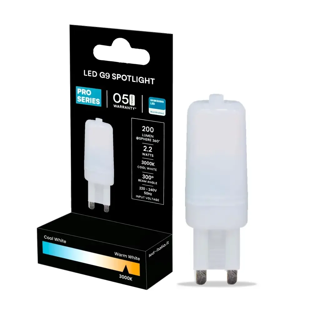 Anteprima Faretto LED G9 2,2W 6500K Samsung V-TAC
