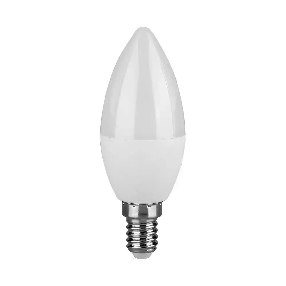 Anteprima Lampadina LED E14 6,5W Candela 3000K 600lm Chip CREE V-TAC PRO