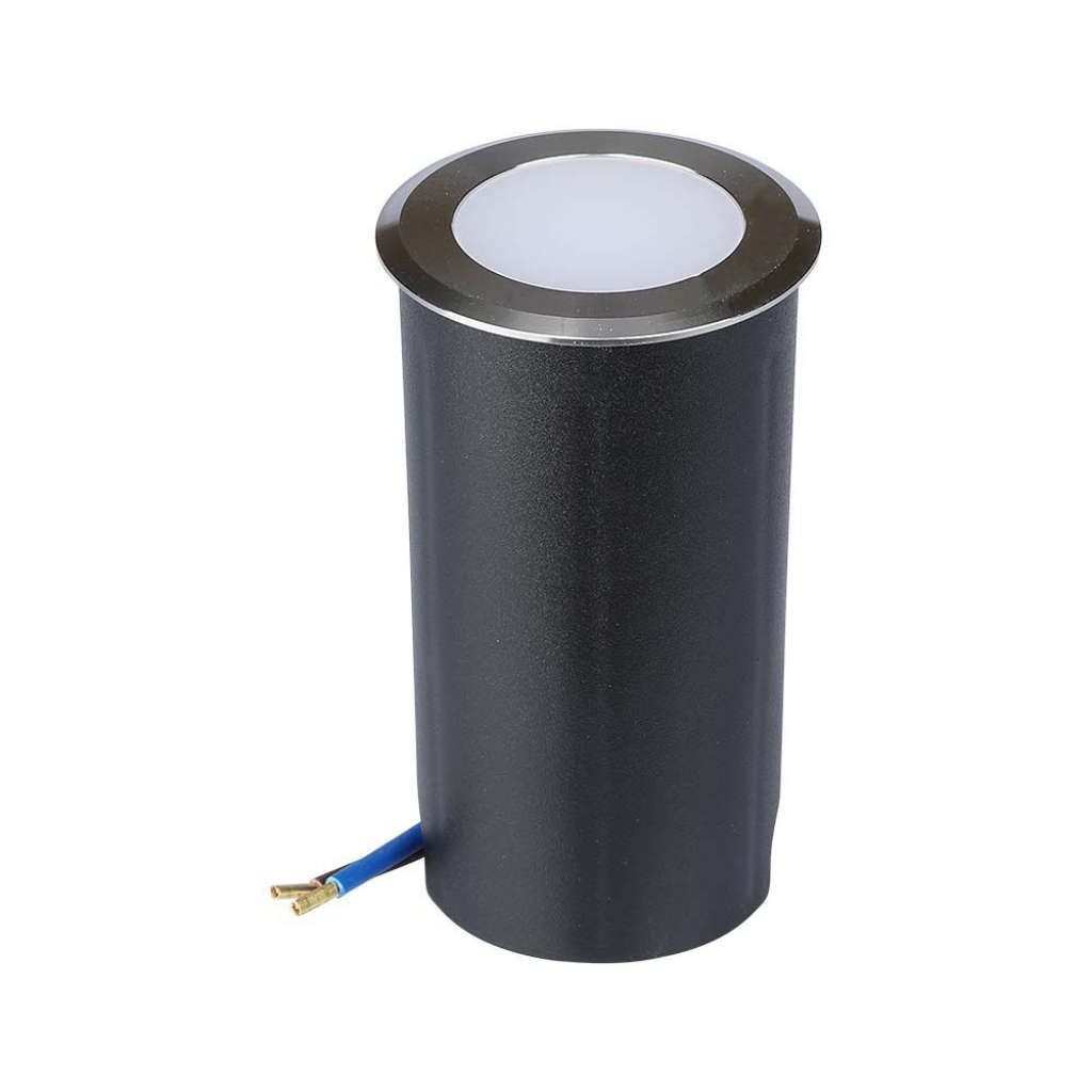 Anteprima Faretto LED Segnapasso da Incasso 1W Argento 2Vie 6400K IP67V-TAC