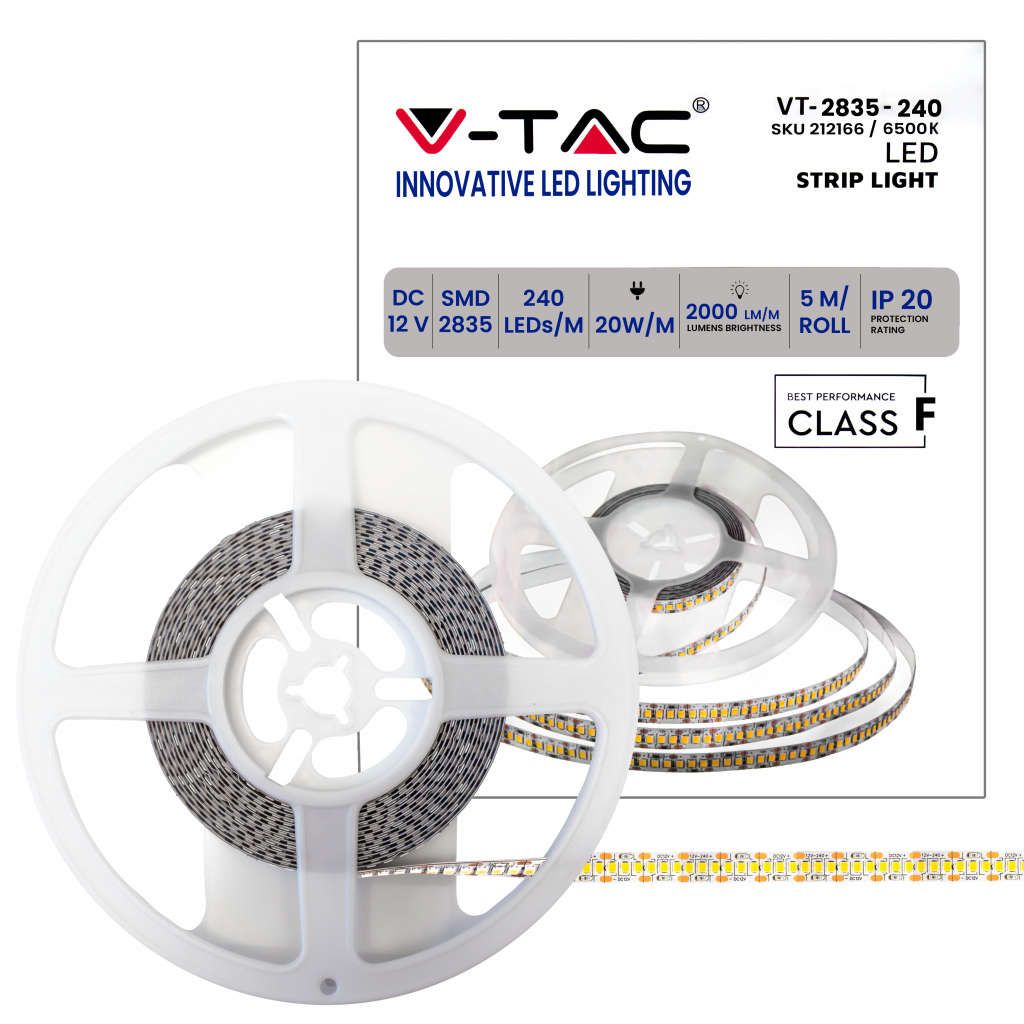 Anteprima Strip LED SMD2835 20W/m 5m 6500K V-TAC