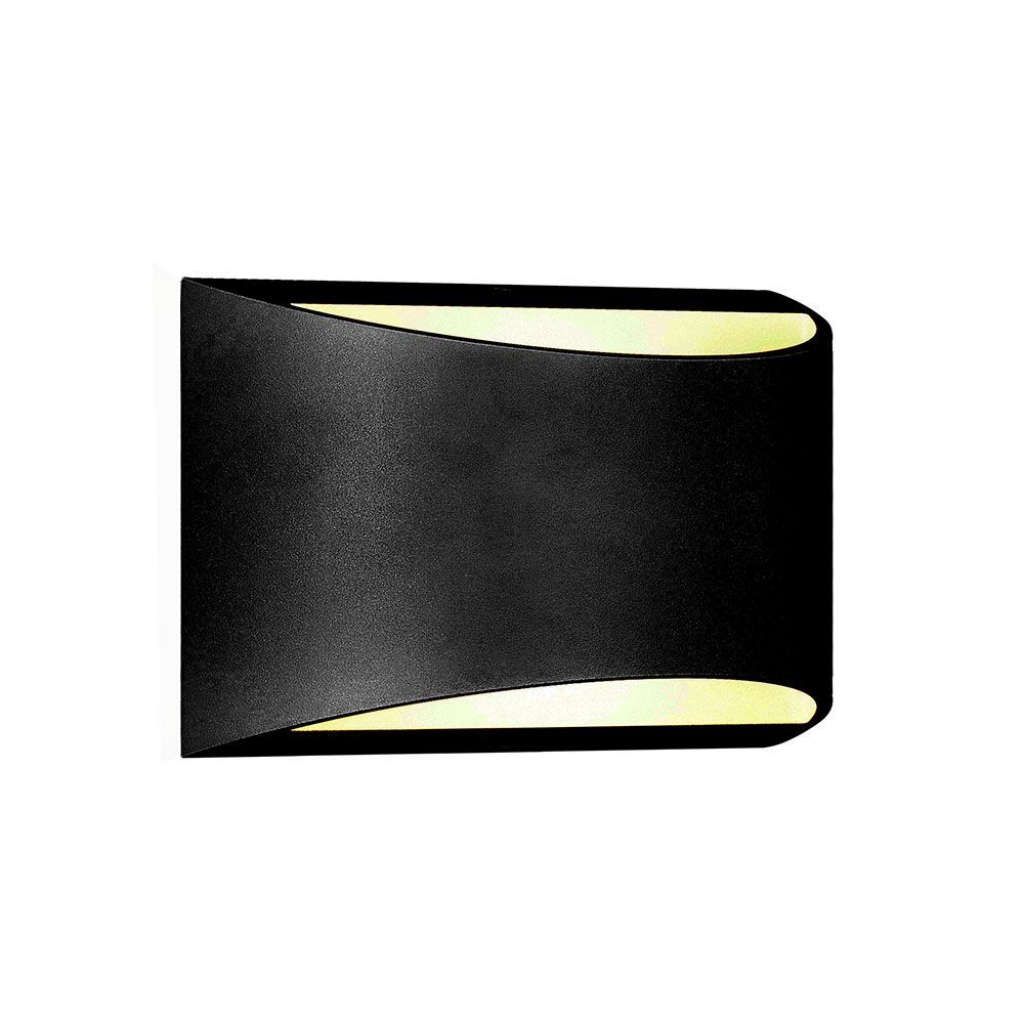 Anteprima Applique LED esterno 9W up/down nera V-TAC