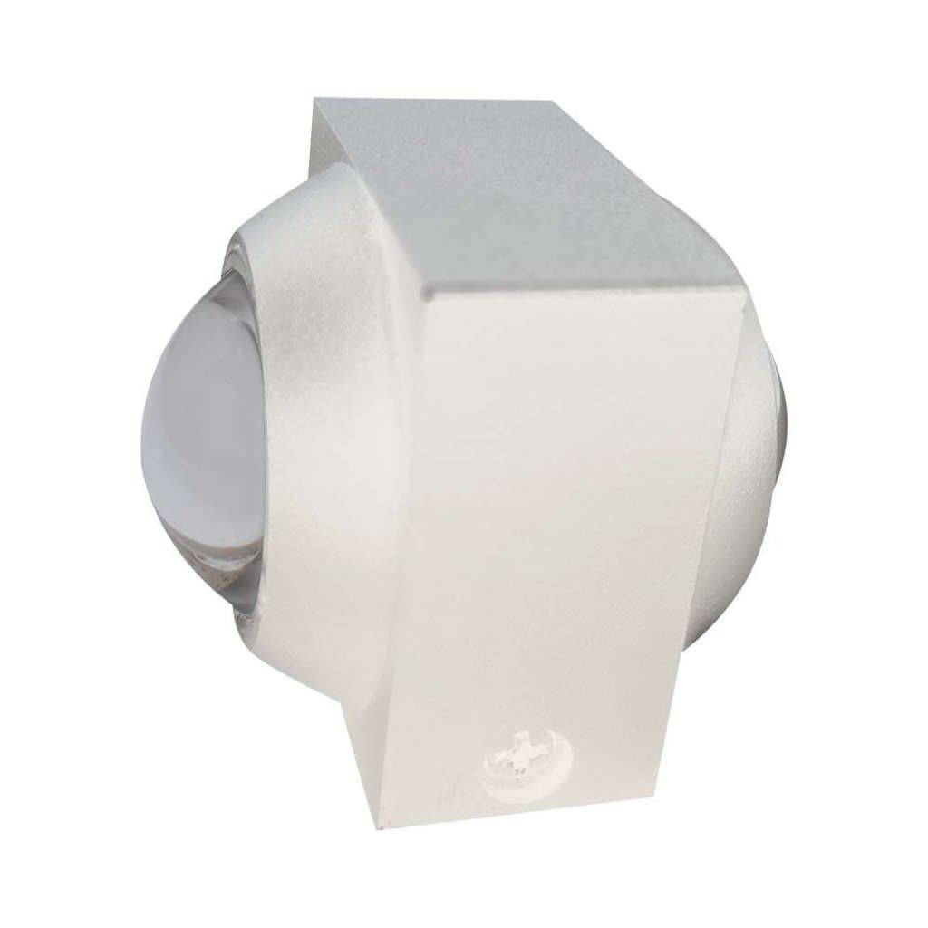 Anteprima Applique LED esterno 2W quadrata bianca V-TAC