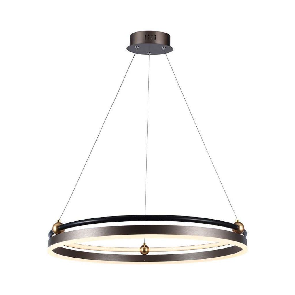 Anteprima Lampadario LED a Sospensione Circolare 30W Caffè 3000K 3600lm Ø625mm V-TAC