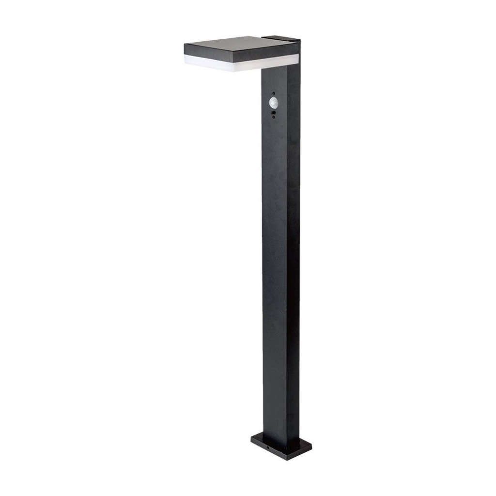 Anteprima Paletto LED solare quadrato PIR 800mm V-TAC
