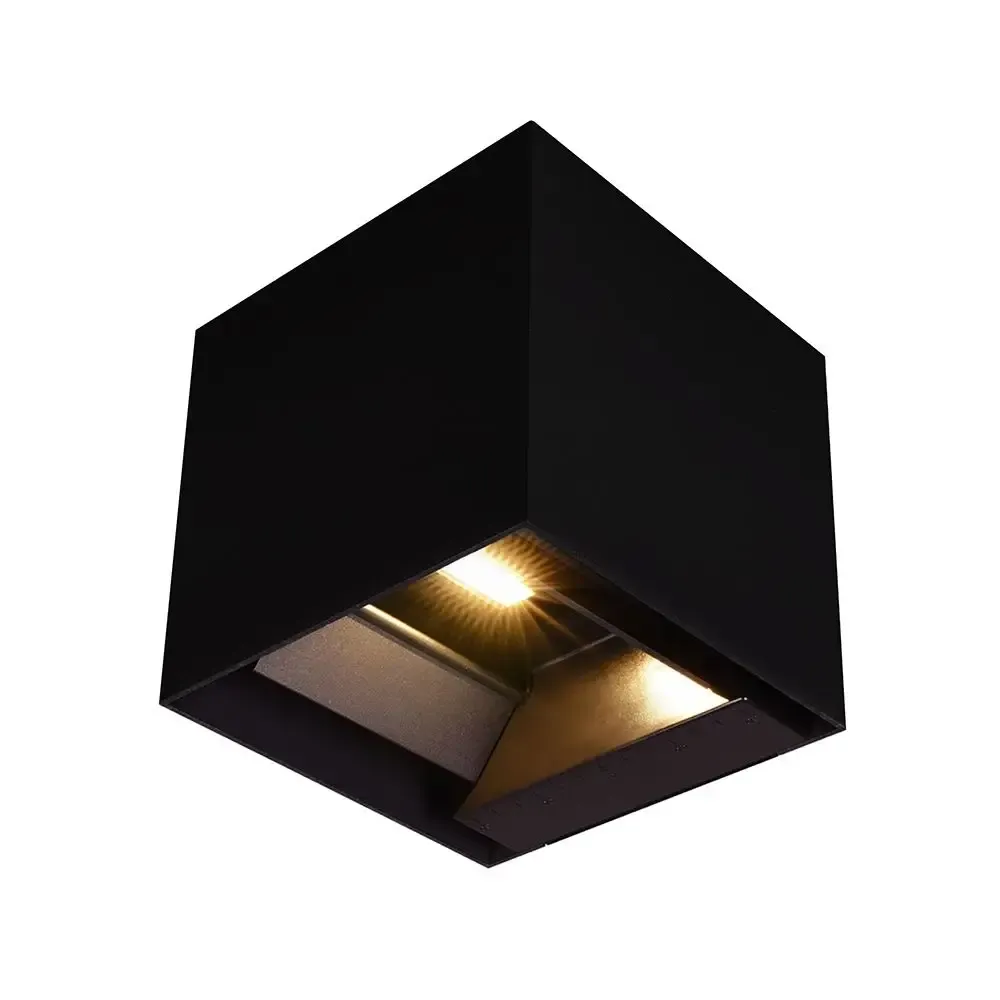 Anteprima Applique LED solare 9W PIR CCT nera V-TAC