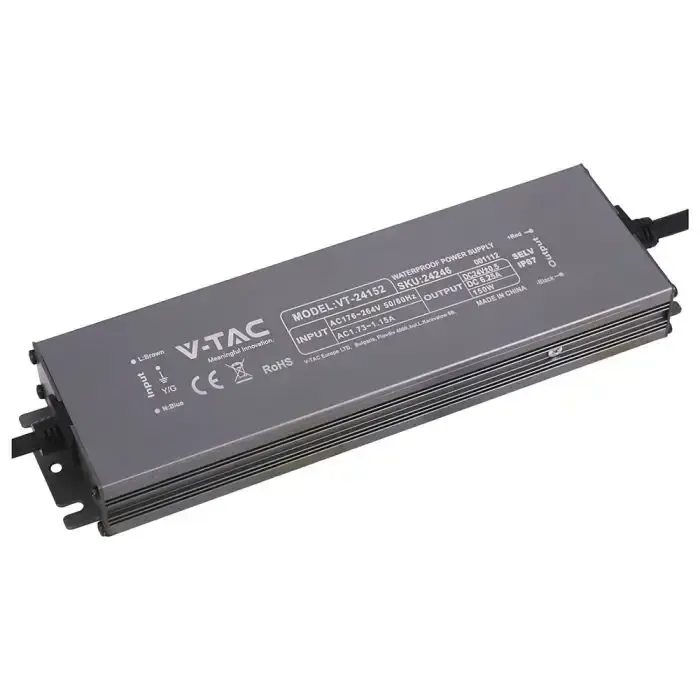 Anteprima Alimentatore LED in metallo 150W 24V V-TAC