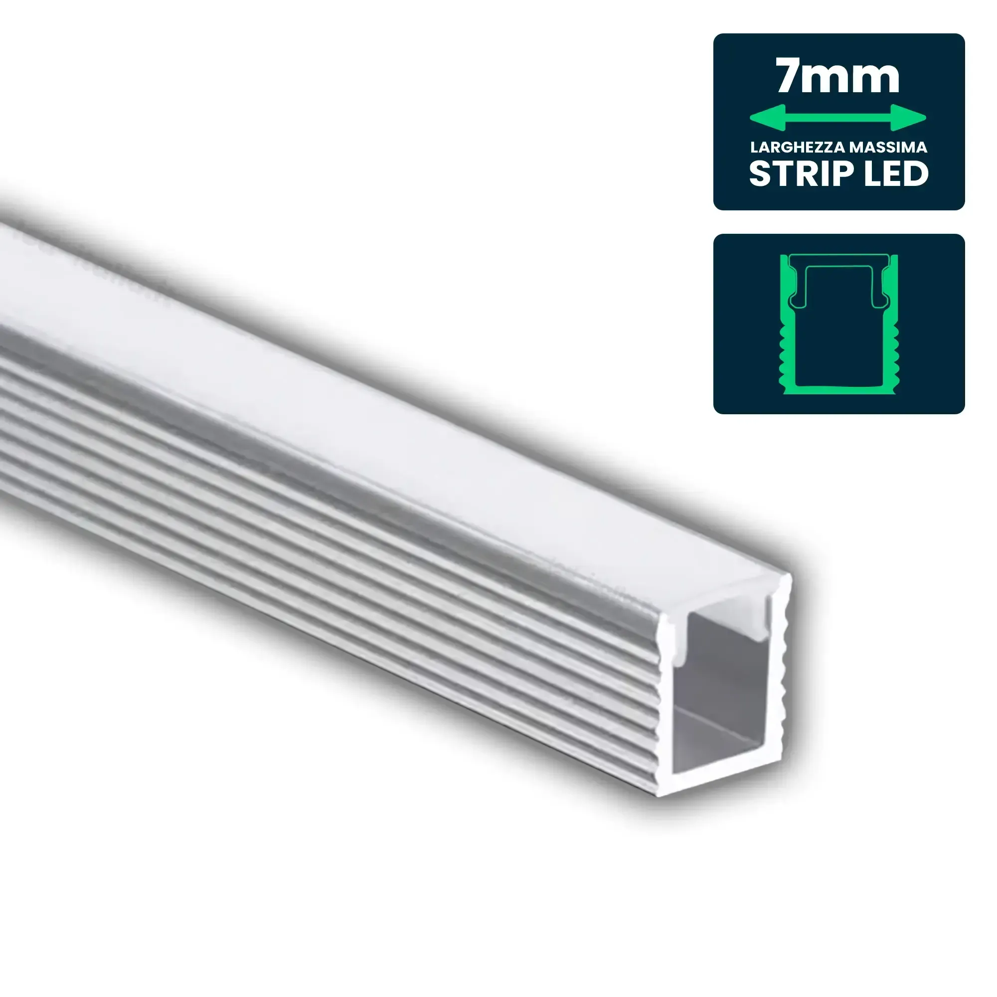 Anteprima Profilo lineare per Strip LED 7mm V-TAC