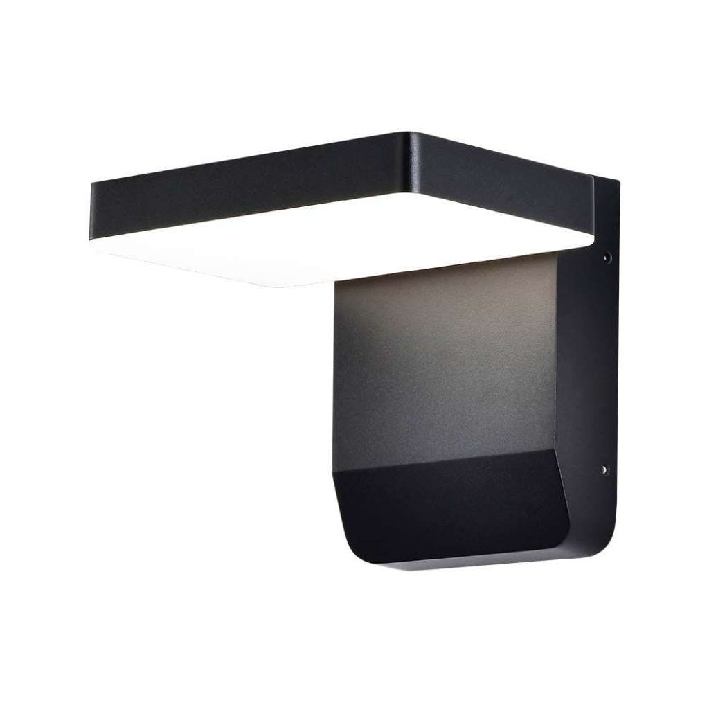 Anteprima Applique LED da Esterno 17W Quadrata Nera 4000K 2580lm 150lm/W IP65V-TAC