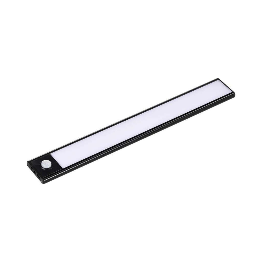 Anteprima Plafoniera LED per Armadio 40cm 2W Nera 3000K con Sensore PIR Ricaricabile USB V-TAC