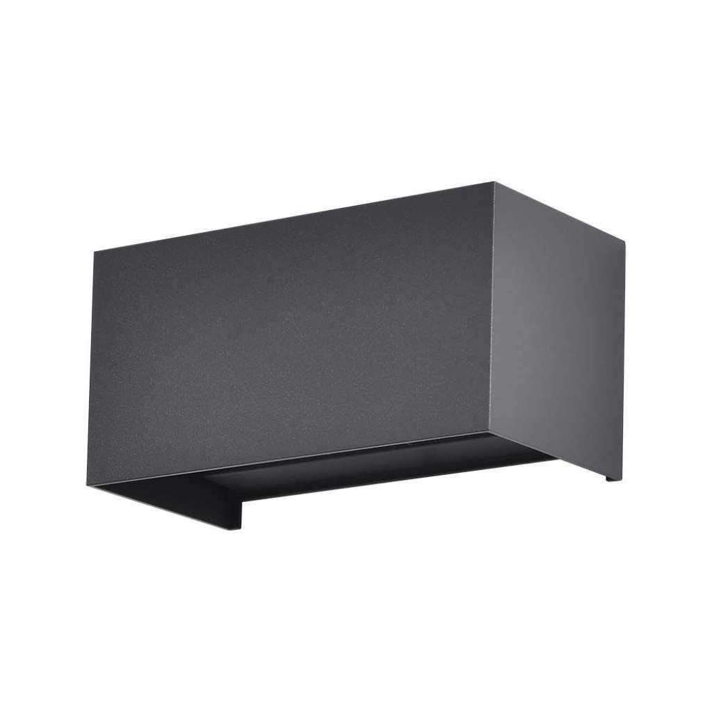 Anteprima Applique LED da Esterno 24W Doppio Fascio Regolabile Nera 3000K IP65V-TAC