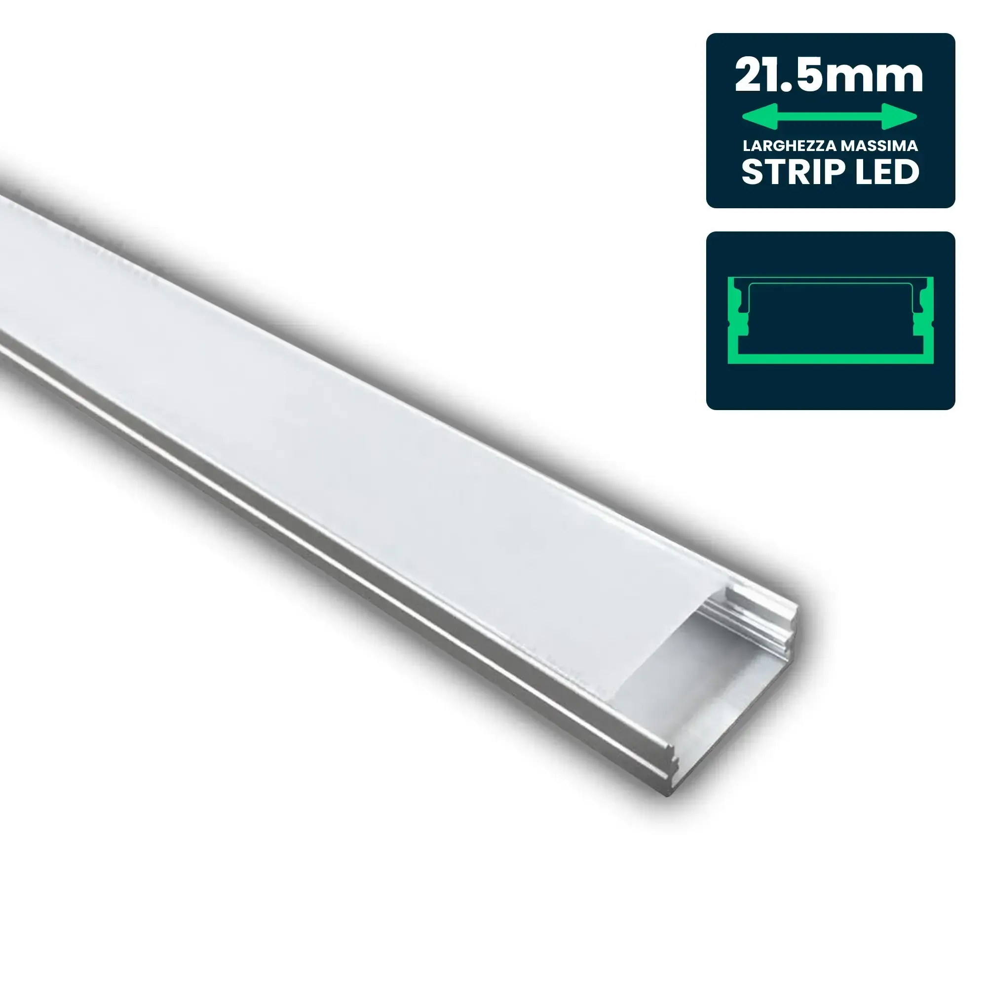Profilo lineare strip LED 21.5mm V-TAC