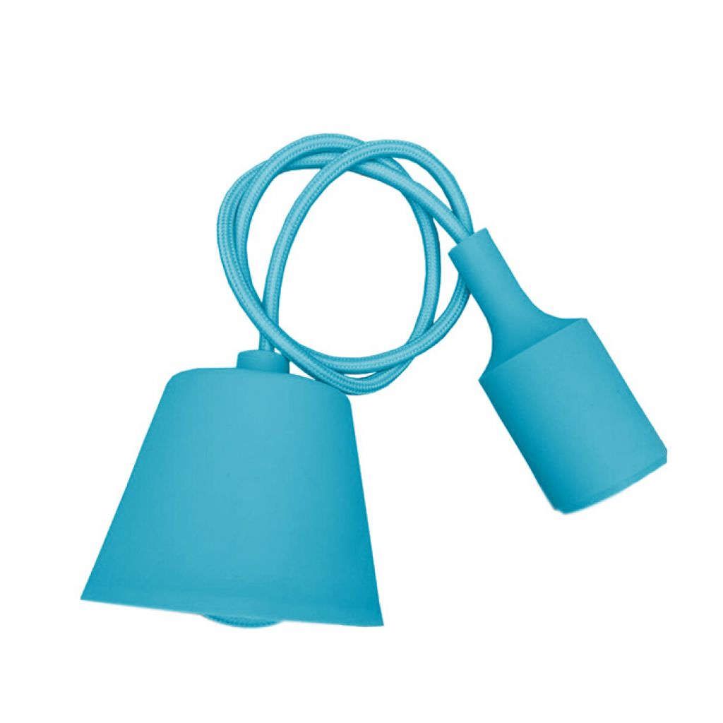 Anteprima Portalampada a sospensione E27azzurro V-TAC
