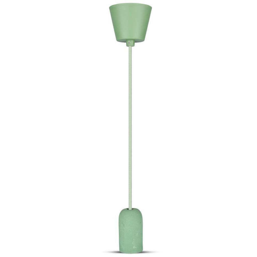 Anteprima Lampadario LED cilindro verde E27V-TAC