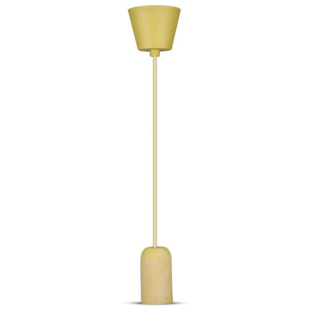 Anteprima Lampadario LED cilindro calcestruzzo giallo V-TAC