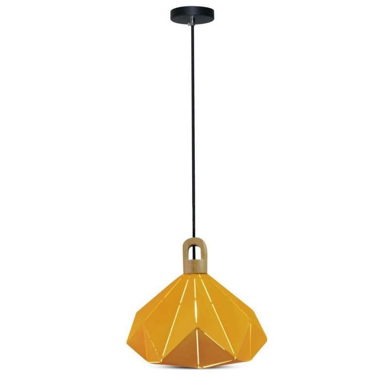 Anteprima Lampadario LED prisma E27 giallo V-TAC