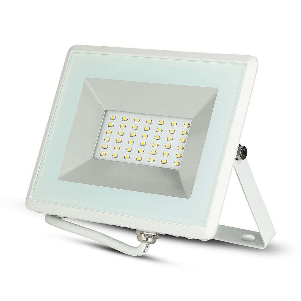 Anteprima Faro LED SMD 30W Slim E-Series Bianco 6500K 2550lm Fascio 110° IP65 V-TAC