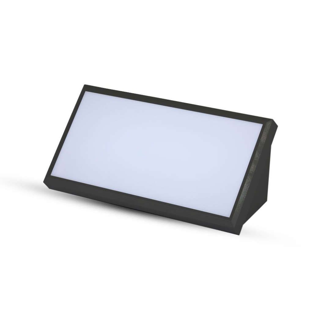 Anteprima Applique LED da Esterno 20W Angolare Nera 4000K 2045lm IP65V-TAC