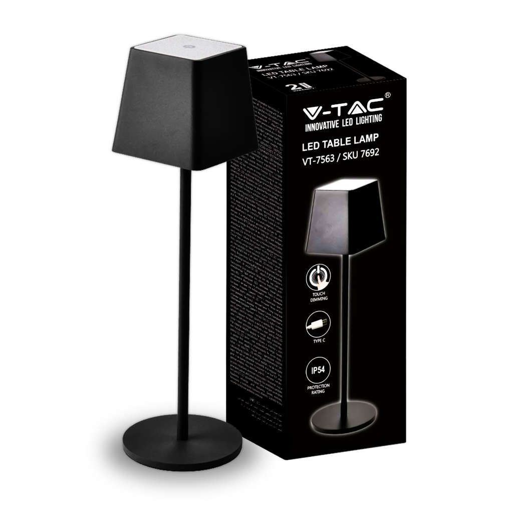 Anteprima Lampada LED da tavolo 2W USB-C touch V-TAC