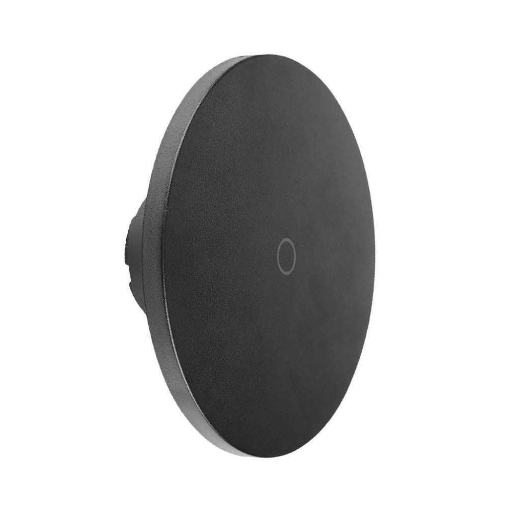 Anteprima Applique LED da Esterno 12W Rotonda Nera Doppio Fascio 3000K IP65V-TAC