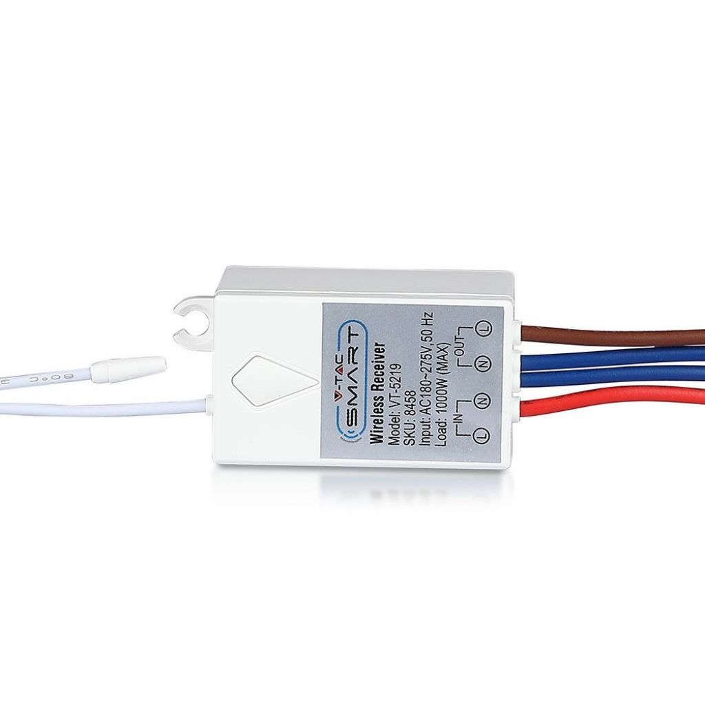 Anteprima Ricevitore wireless per interruttori V-TAC