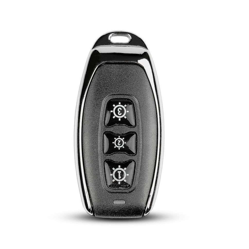 Anteprima Telecomando wireless triplo tasto nero V-TAC