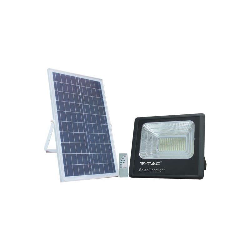 Anteprima Faro LED solare 35W telecomando 4000K V-TAC