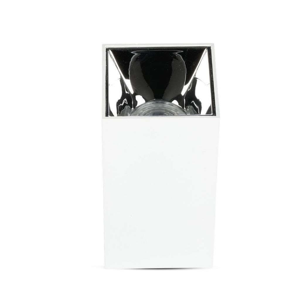 Anteprima Portafaretto Quadrato da Incasso GU10 in Alluminio Nero V-TAC VT-882
