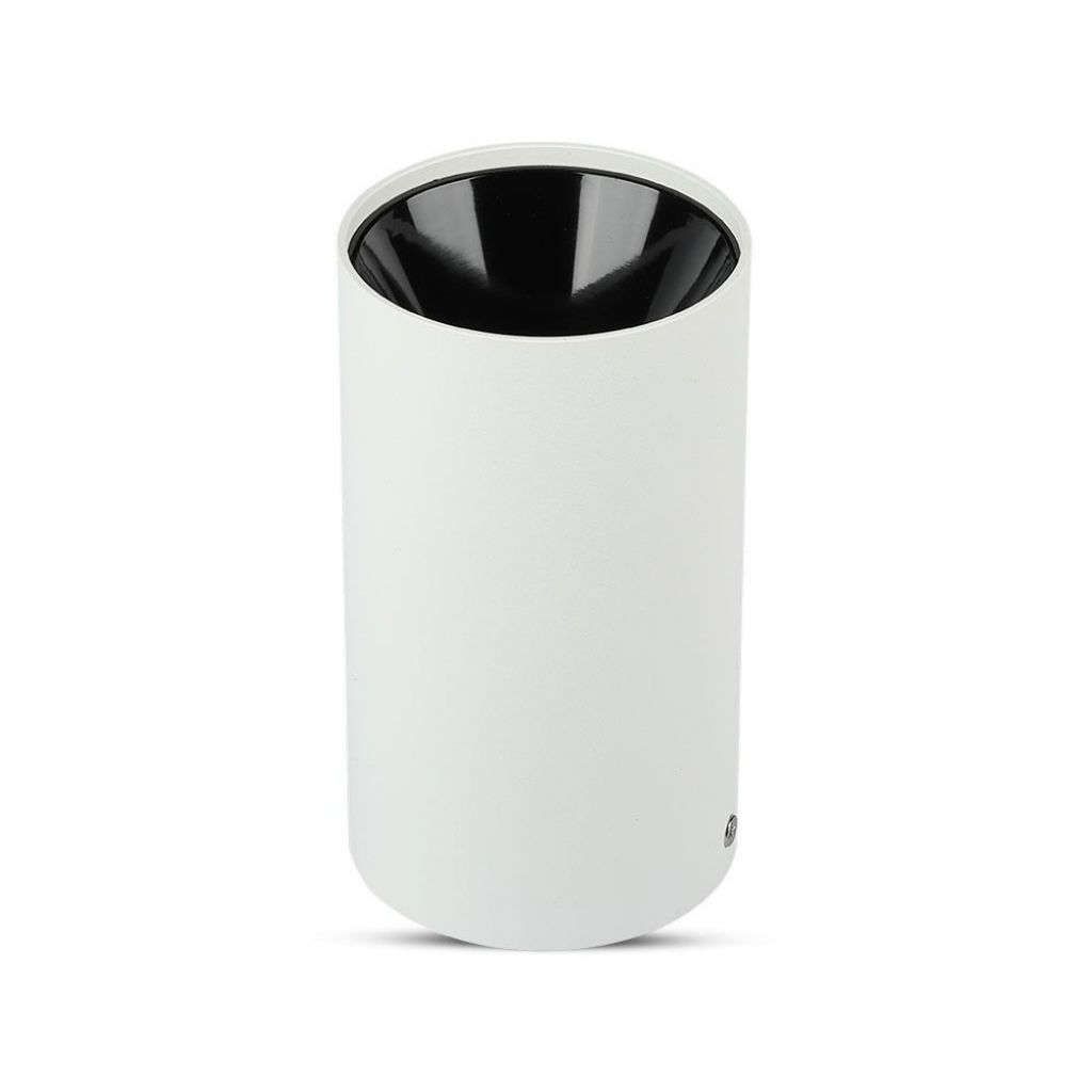 Anteprima Portafaretto LED rotondo GU10 bianco-nero V-TAC