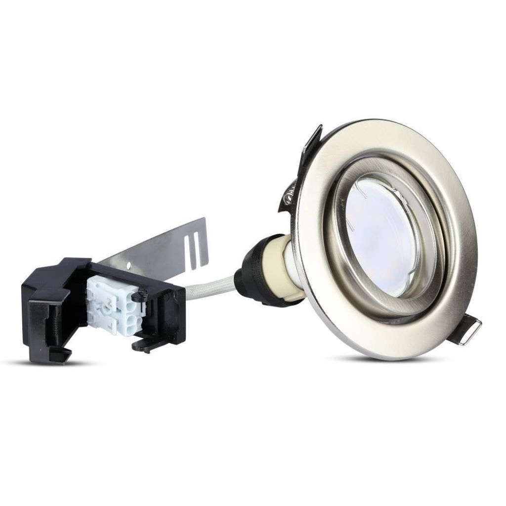 Anteprima Portafaretto LED incasso GU10 5W 3 pezzi V-TAC