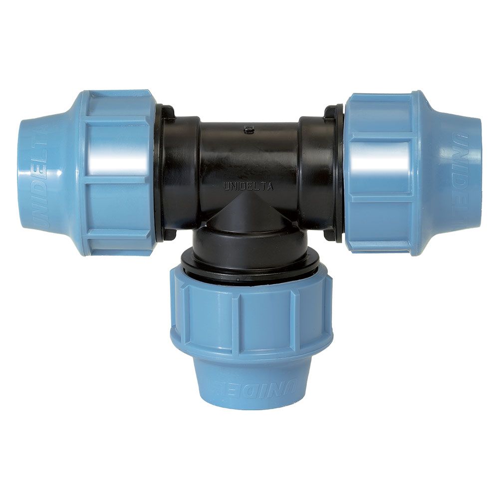 Anteprima Ti a 90° Unidelta ø 32 mm a compressione, conf. 10 pezzi - 10 pezzi