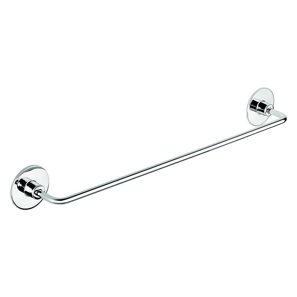 Anteprima Porta asciugamani Metaform Wind cromo interasse 40 cm, 45,5 x 6,3 x h 5,5 cm