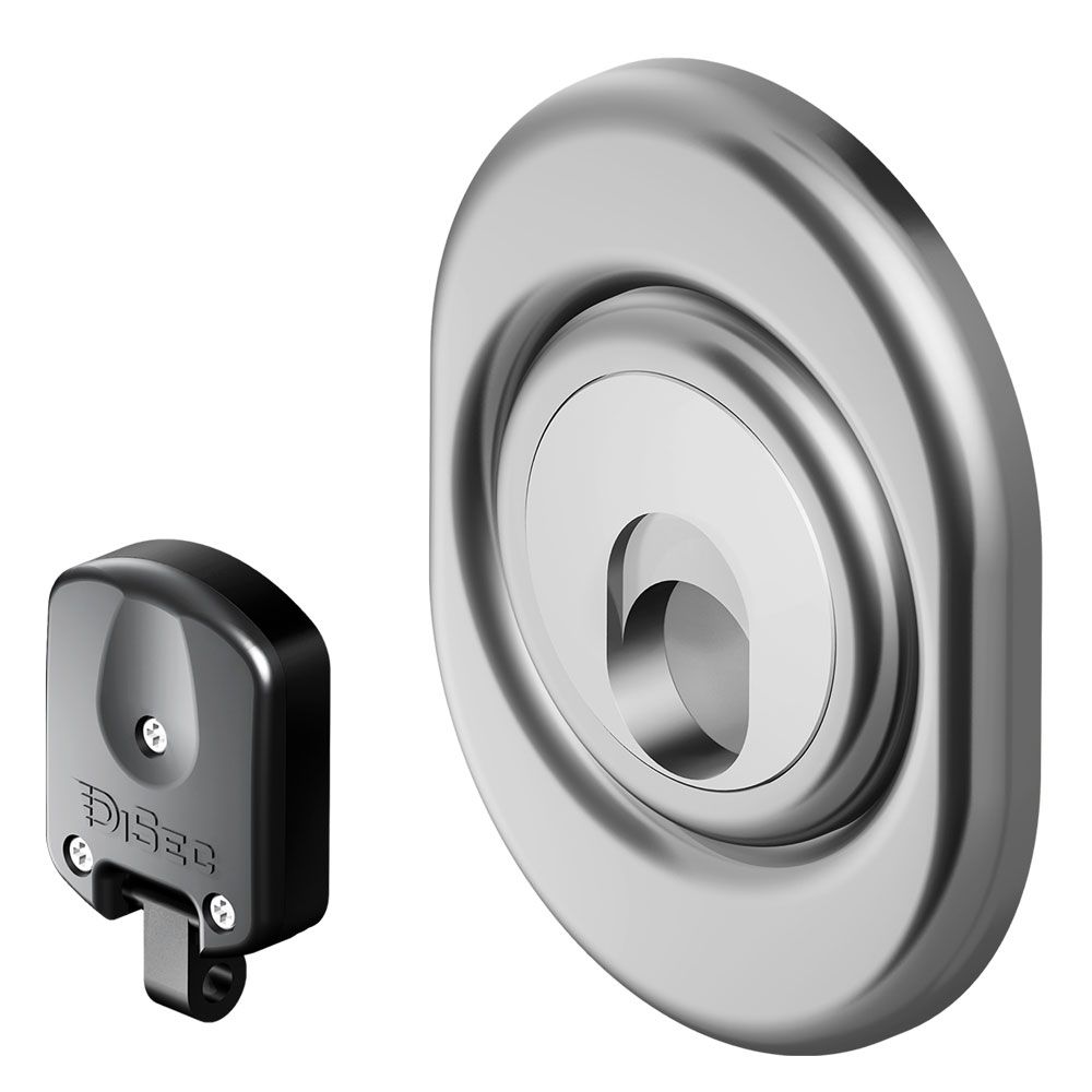 Anteprima Defender magnetico per serrature Atra Disec MAG 3G 3M cromo satinato classe 4 con fori 31 mm