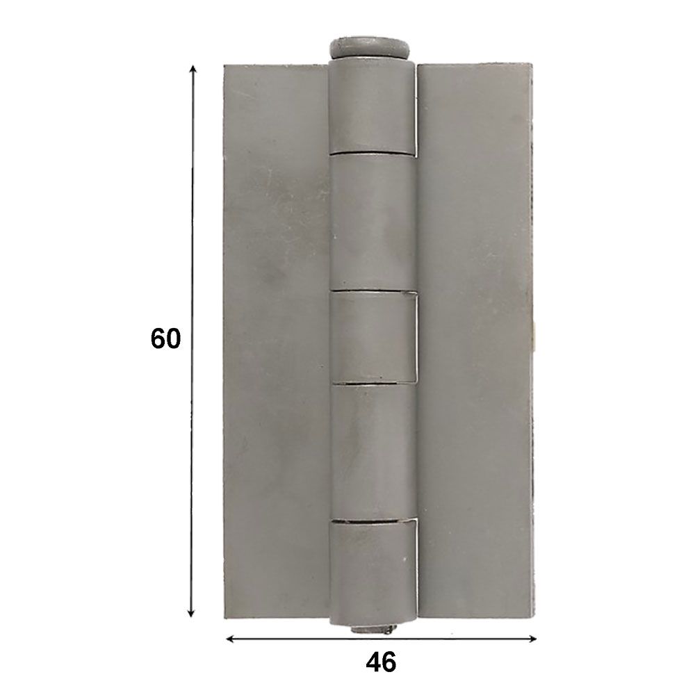 Anteprima Cerniera ad ali piane Aldeghi Luigi 1227 da 60 x 46 mm spessore 2,8 mm, 10 pezzi - 10 pezzi