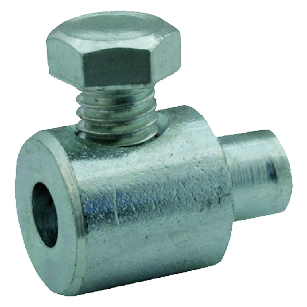 Anteprima Morsetto a vite laterale ø 8 mm con vite M4 e foro 3 mm, 100 pezzi - 100 pezzi
