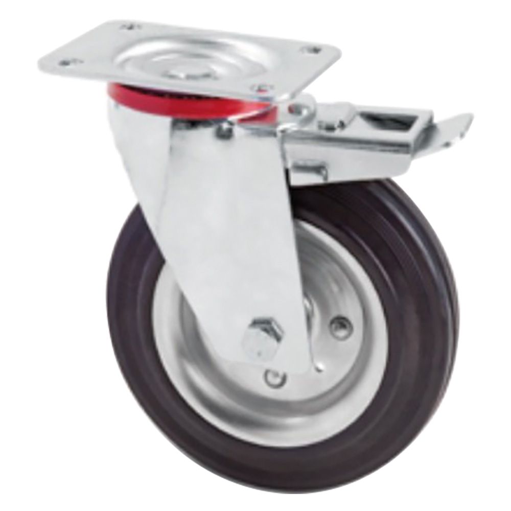 Anteprima Ruota per carrelli AVO art. 103 ø 80 x 25 mm in gomma portata 50 kg