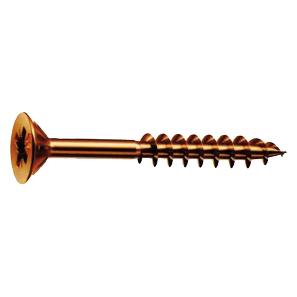Anteprima Vite per legno Mustad Panelvit bronzata parzialmente filettata 5 x 60 mm - 200 pezzi