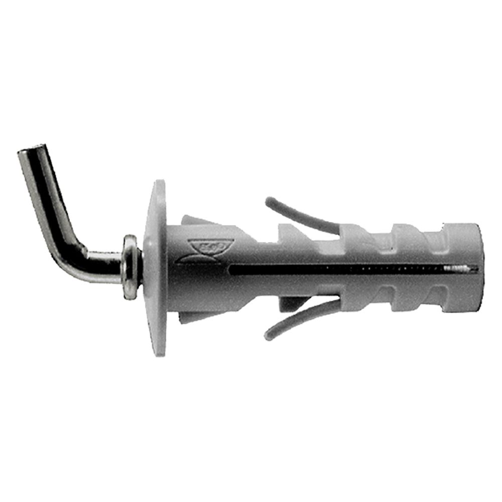 Anteprima Tassello in nylon G&B Casa CA 9-40/1 9 x 40 mm con gancio corto M4 - 100 pezzi