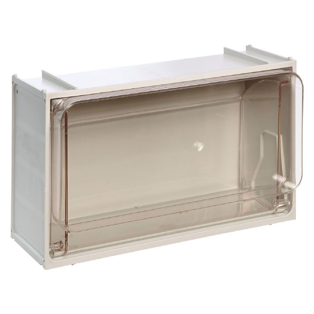 Anteprima Cassettiera modulare Mobil Plastic Crystal Box 1 cassetto 3 l 30 x 15,5 x 17,5 cm - 2 pezzi