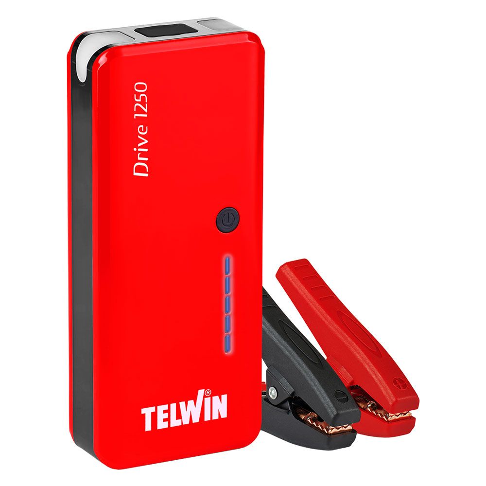 Anteprima Avviatore di emergenza Telwin Drive 1250 12 V 9000 mAh con custodia