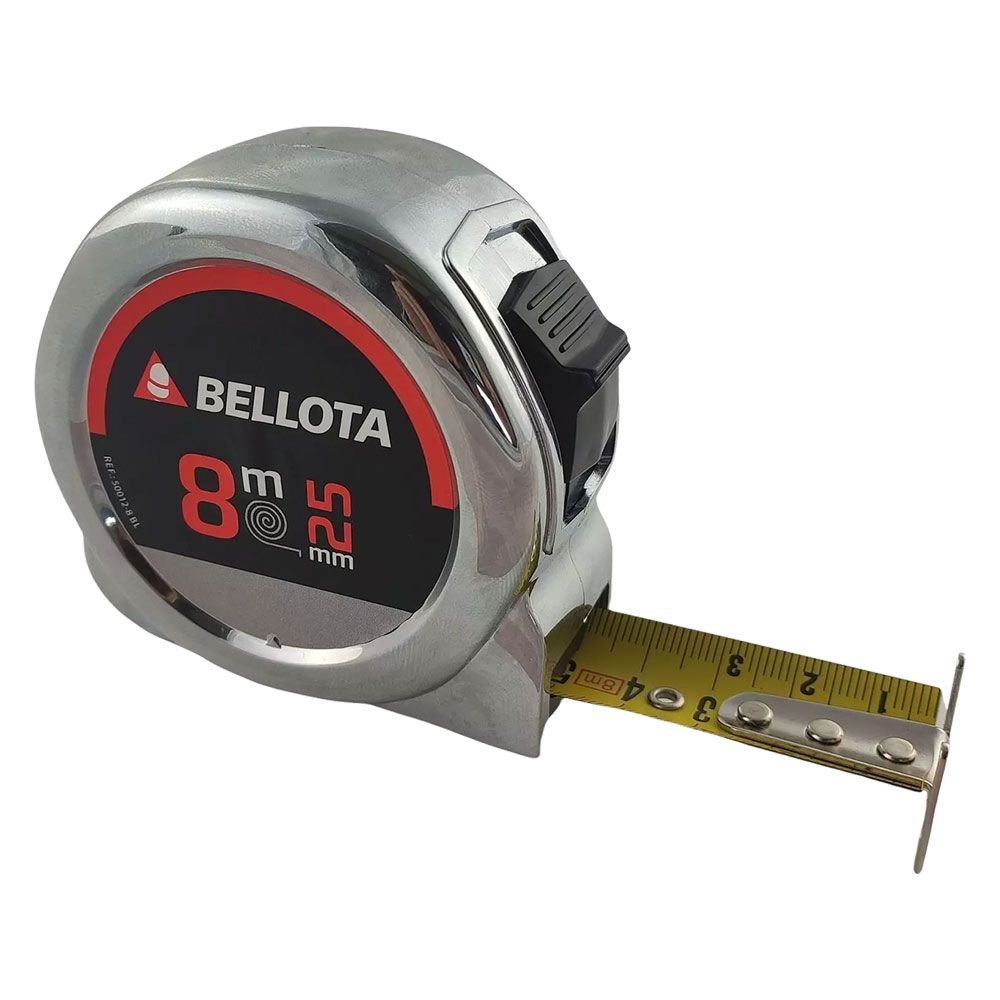 Anteprima Flessometro professionale Bellota 8 m x 25 mm nastro antitorsione classe II
