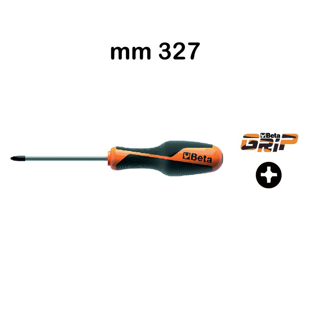 Anteprima Giravite a croce Beta 1262 PH4 x 200 mm cromato, punta nera