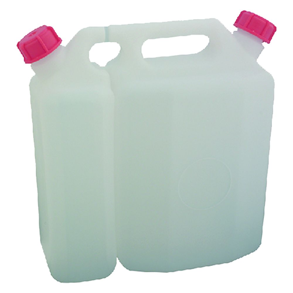 Anteprima Tanica doppio uso Mobil Plastic 1,5 + 3,5 litri per olio e miscela