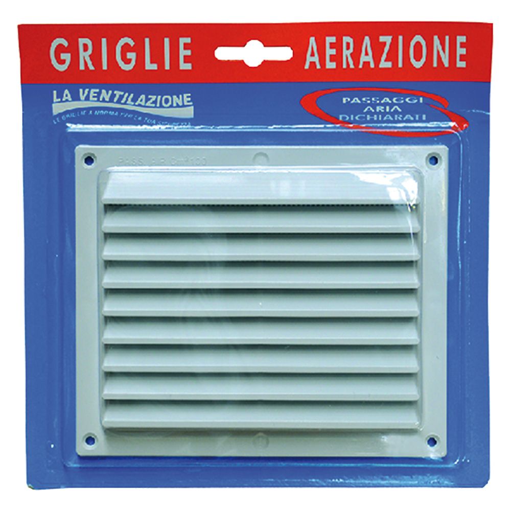 Anteprima Griglia aerazione Extra La Ventilazione 20 x 23 cm in ABS sovrapponibile