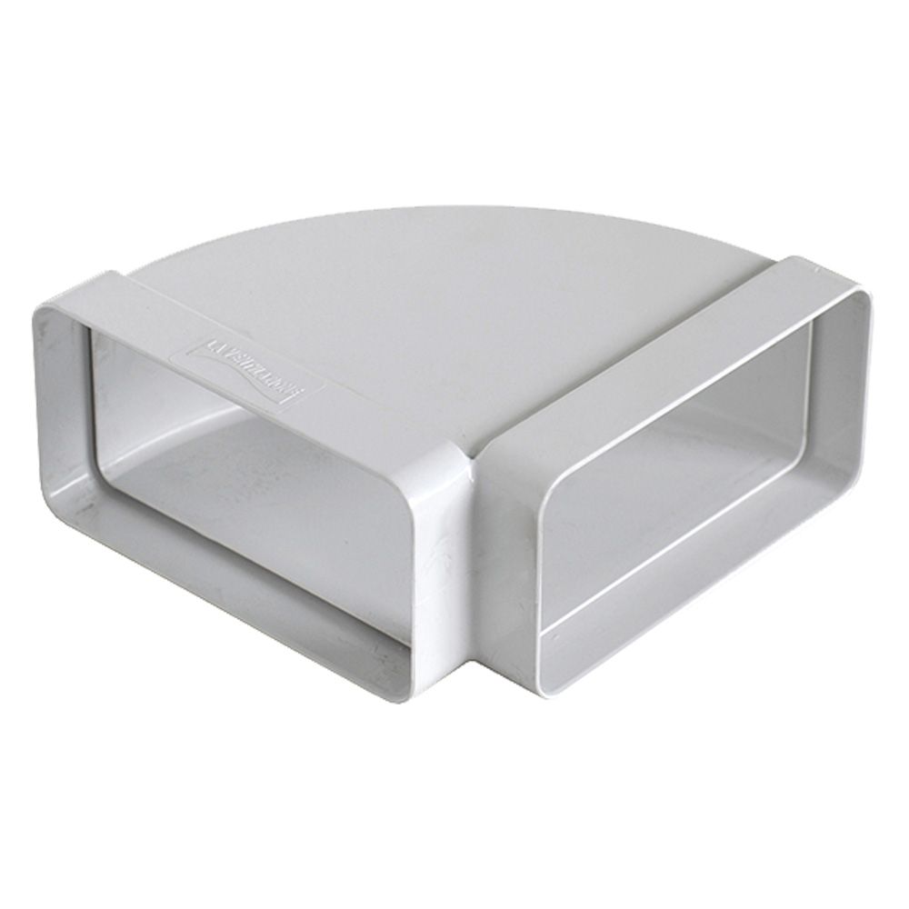 Anteprima Curva orizzontale per aerazione canalizzata La Ventilazione 150 x 70 mm