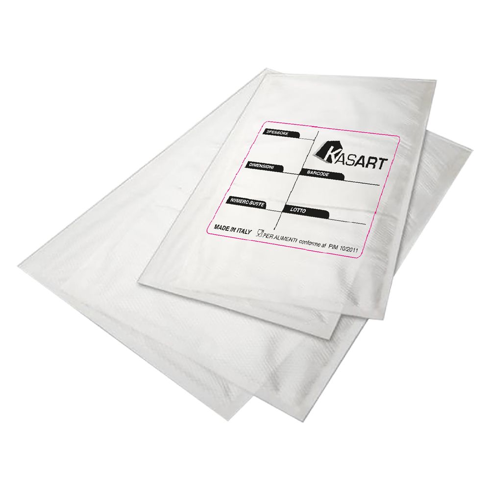 Sacchetti sottovuoto goffrati Kasart 15 x 25 cm confezione 100 pezzi