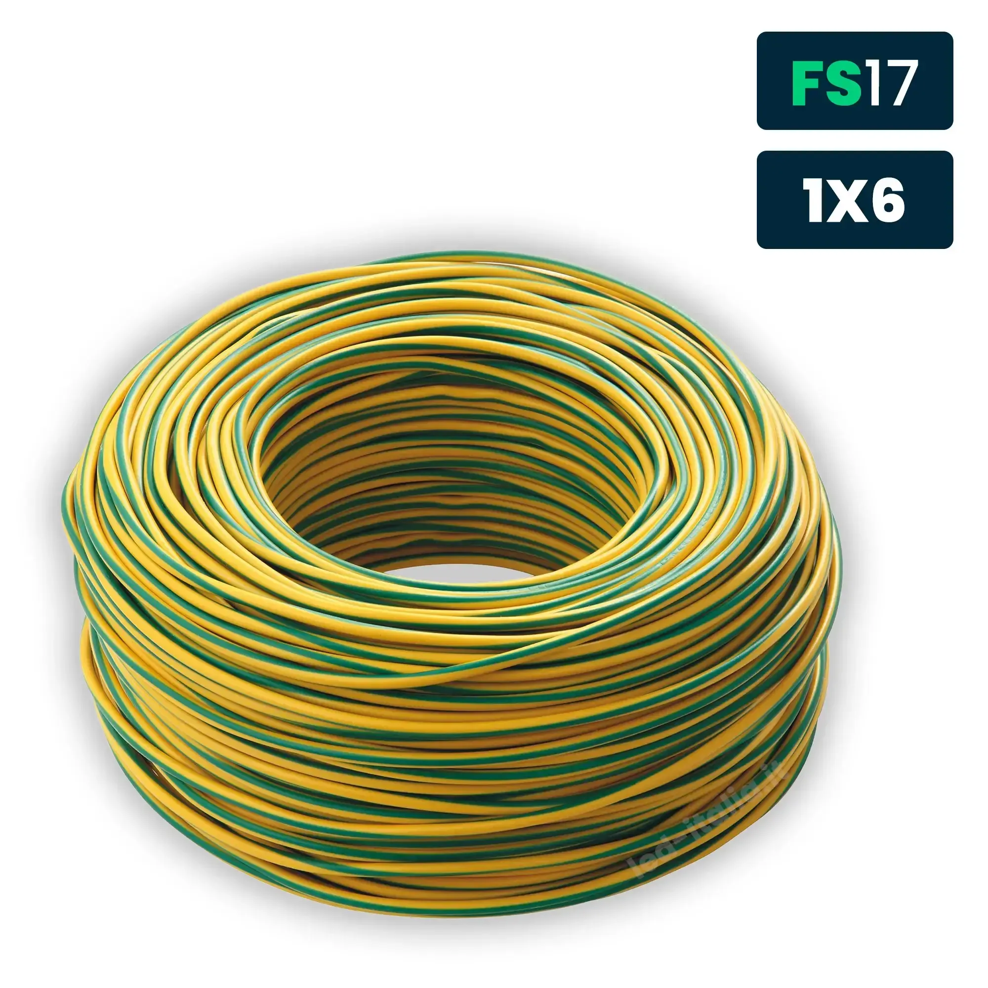Anteprima Cavo Unipolare FS17 450/750V 6mmq LED Italia