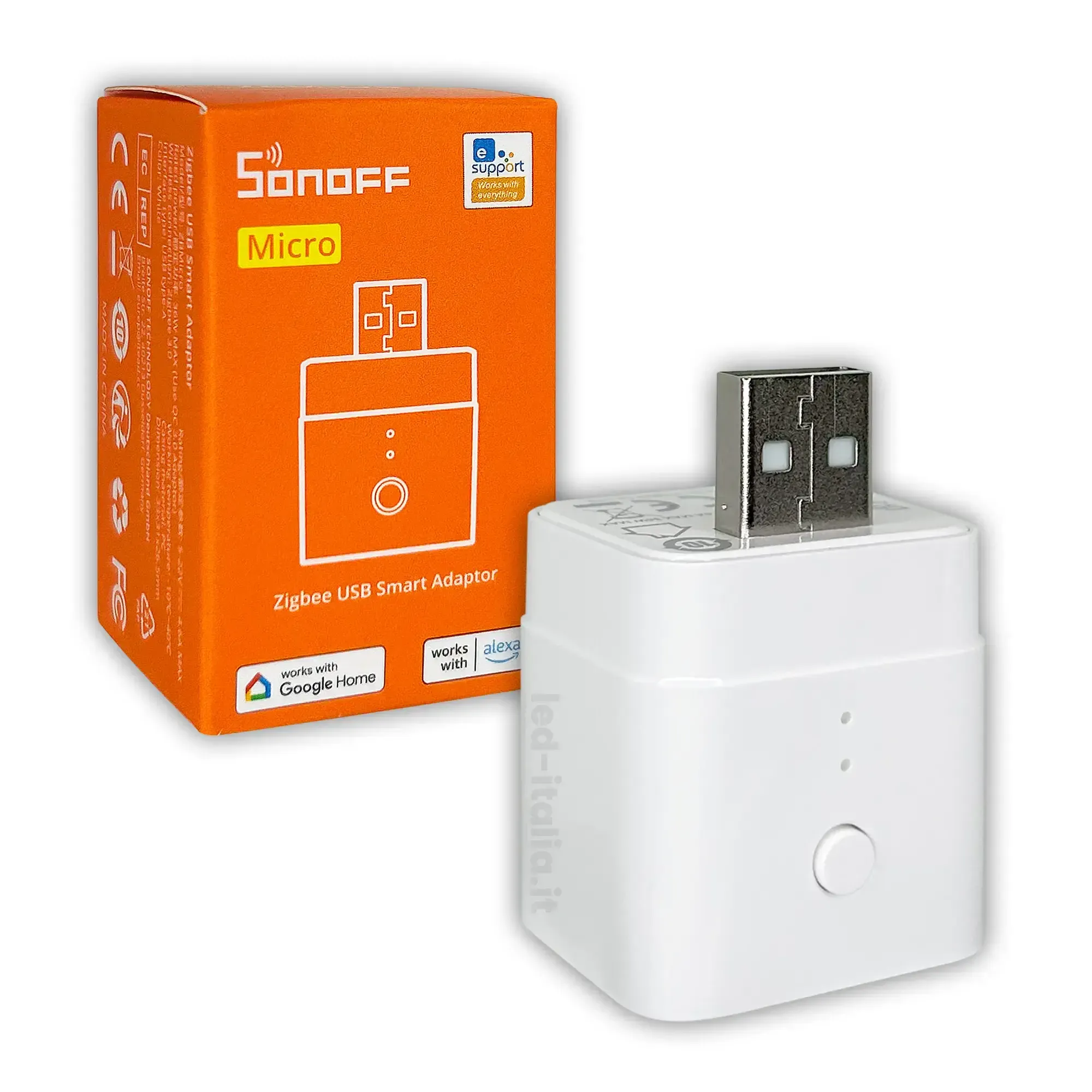 Anteprima Adattatore Smart USB Tipo-A ZigBee Sonoff